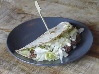Kuva Smashed taco annoksesta.